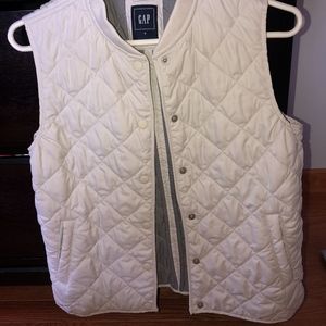 Quilted Grey Vest